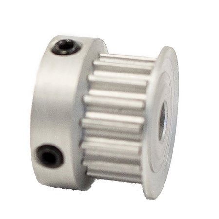 B B MANUFACTURING 17-3P06-6CA2, Timing Pulley, Aluminum, Clear Anodized 17-3P06-6CA2